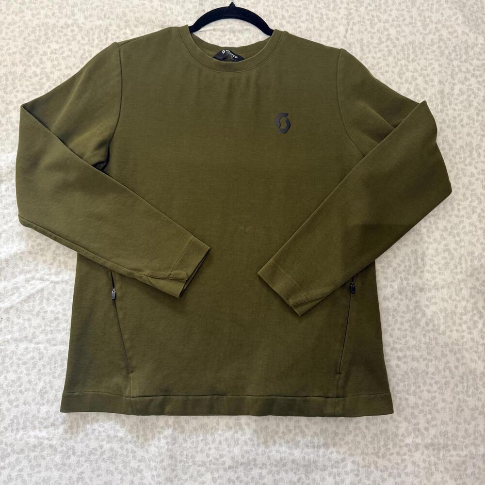Scott Shirt Sweat Crewneck MS Tech Bike Moto Men's‎ S